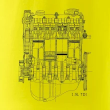Motor Škoda/ VW 1.9L  TDI ze předu