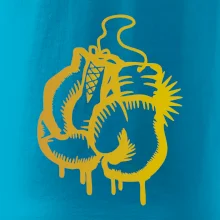 Box rukavice - zlatá potlač Box rukavice - zlatá potlač