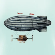 Vzducholoď farebná
