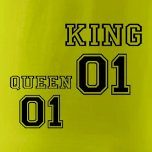 King - Queen - 01 dres (čiernobiela)