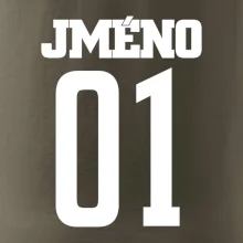 Futbalový dres - vlastné meno a číslo