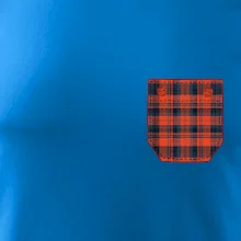 Flanelové triko červené