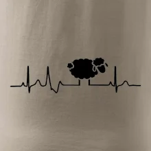 EKG čierna ovečka