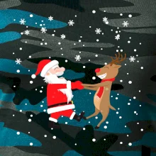 Tancujúci Santa a sob Tancujúci Santa a sob