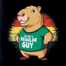 Capybara I'm just a regular guy