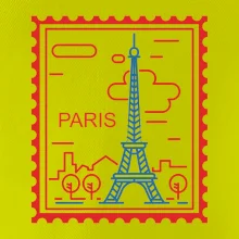 Paríž známka jednoduchá