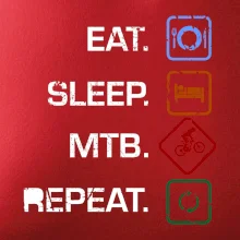 Eat sleep MTB repeat