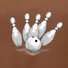 Bowling kresba
