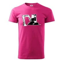 Bager bez nápisu čiernobiely Bager bez nápisu čiernobiely