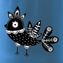 Vtáčik čiernobiely folklór