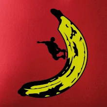 Skateboardista na banánu