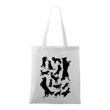 Border kólia siluety