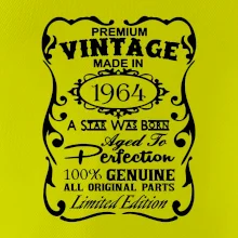 Vintage Etiketa - 1964