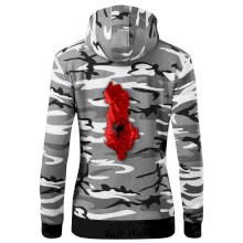 Mapa Albánsko reliéf hôr