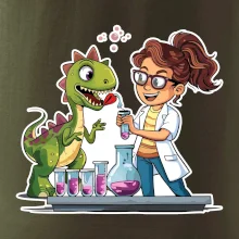 Chemik a dinosaurus - dievča