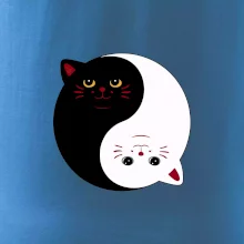 Mačky jin jang farebné Mačky jin jang farebné