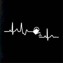 EKG záhrada - kanva EKG záhrada - kanva