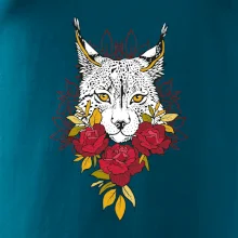 Rys s červenými ružami (Pecka design)