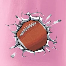 Americký futbal lopta v triku