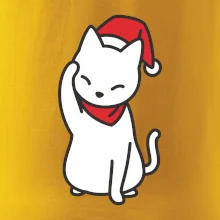 Vianočná mačka mávajúca