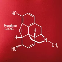 Molekulárna štruktúra Morfín Molekulárna štruktúra Morfín