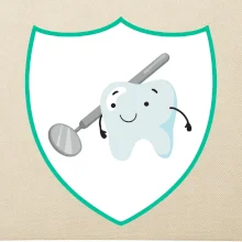 Zúbok na prsníku - zrkadlo