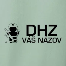 DHZ postavička - vlastný nápis