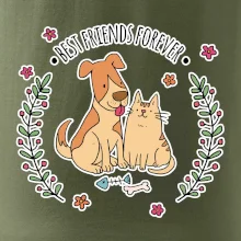 Mačka a pes best friends