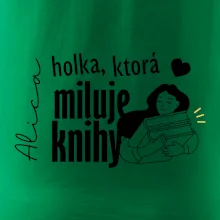 Čiernobiela holka, ktorá miluje knihy - holka - Vaše meno