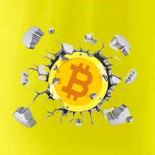 Bitcoin v tričku Bitcoin v tričku