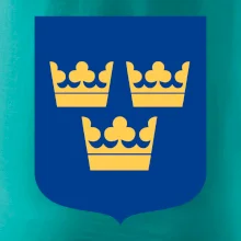 Švédsky znak tri korunky na prsník