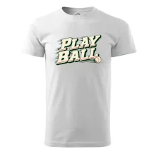 Play ball retro sportovní nápis