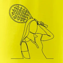 Tenistka jedným ťahom