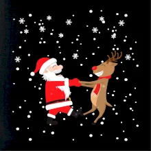 Tancujúci Santa a sob