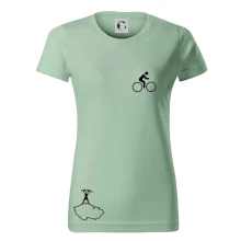 Mapa ČR + kolo na prsu