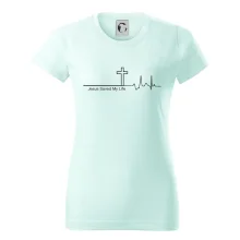 Jesus Saved My Life kríž ekg Jesus Saved My Life kríž ekg
