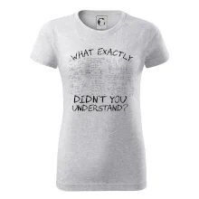 What exactly didn't you understand - physics What exactly didn't you understand - physics