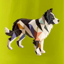 Border kólia zlepená z papiera