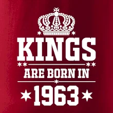Kings are born in 1963