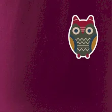 Folklór na prsníku sova