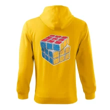 Rubikova kocka kreslená