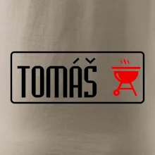 Tričko na grilovanie s vlastným menom Tričko na grilovanie s vlastným menom