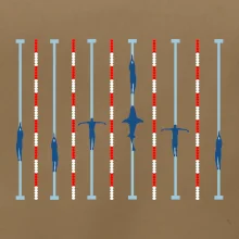 Plavecký bazén žralok