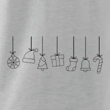 Rodinné vianočné tričká - Vianočné ozdoby na povrázku Rodinné vianočné tričká - Vianočné ozdoby na povrázku