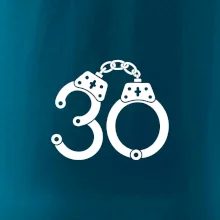 Narodeninové tričko pre policajta - putá 30