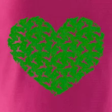 Vianočné jelene v srdci