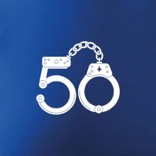 Narodeninové tričko pre policajta - putá 50 Narodeninové tričko pre policajta - putá 50