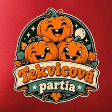 Tekvicová partia - tri veselé tekvice retro