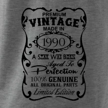 Vintage Etiketa - 1990