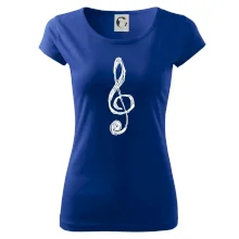 Husľový kľúč kreslený Husľový kľúč kreslený